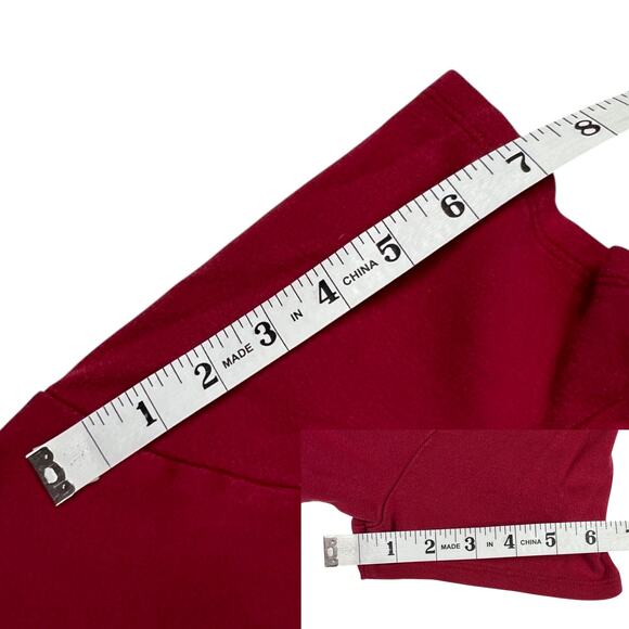 Venezia Lane Bryant Short Sleeve T-Shirt Top Plus Size 14/16 Red - Picture 10 of 10